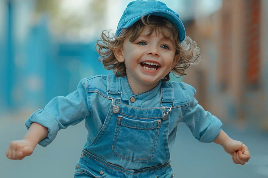 Comfortable Denim Overalls for Kids