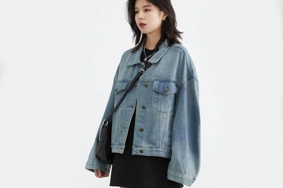 Retro Oversized Jean Jacket