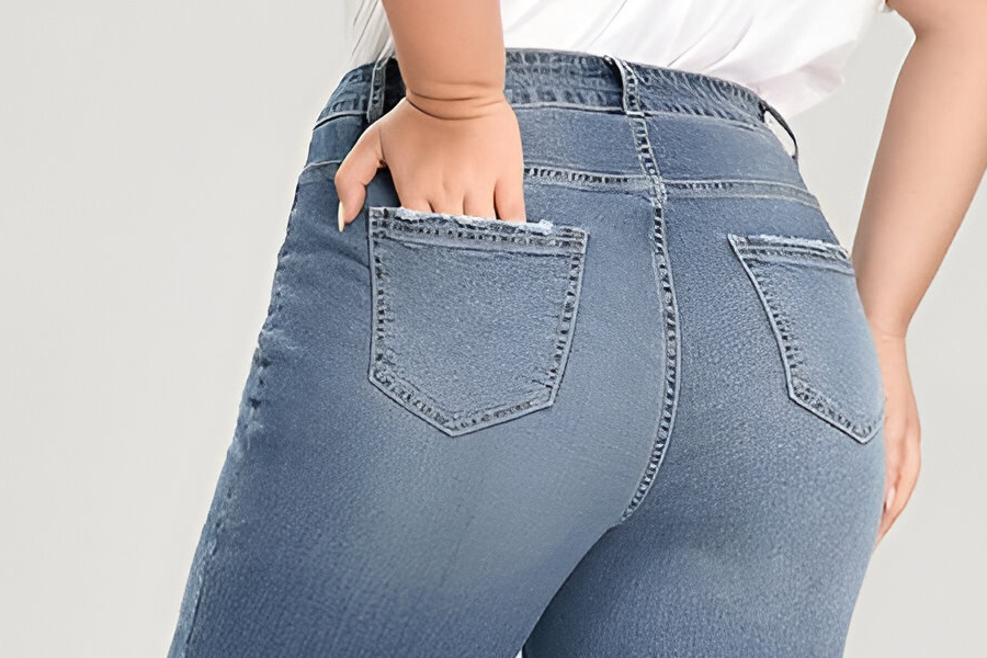 Plus Size High-Rise Jeans