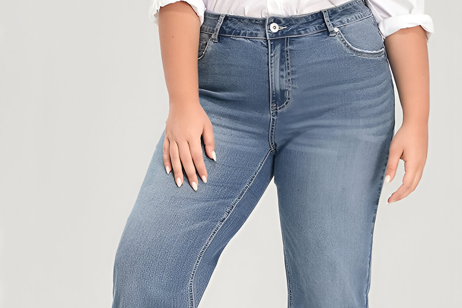 Plus Size High-Rise Jeans